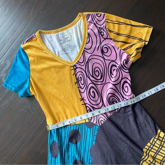 The Nightmare Before Christmas Sally Velvety Costume Dress - Picture 6 of 9